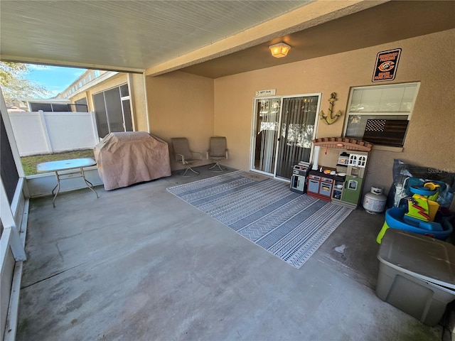 view of patio / terrace with grilling area