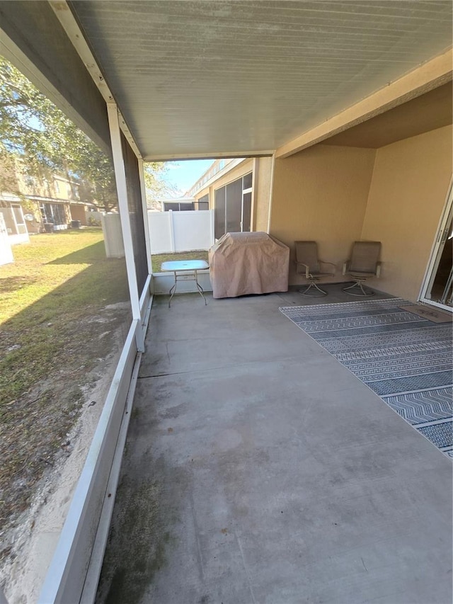 view of patio / terrace with grilling area