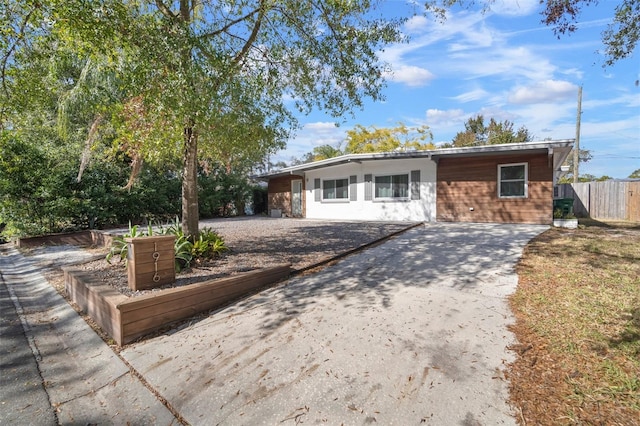 view of ranch-style house