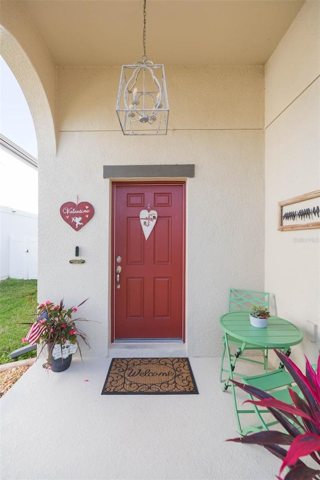 view of entrance to property