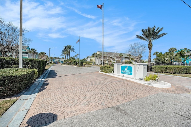 455 Alt 19 S Unit 268, Palm Harbor, FL 34683 - view of decorative street with street lighting, a residential view, and curbs