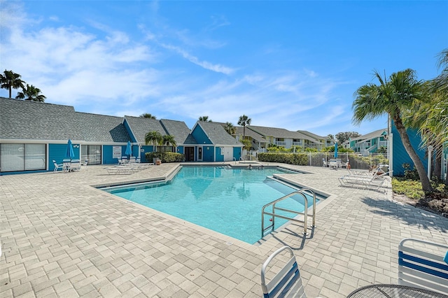 455 Alt 19 S Unit 268, Palm Harbor, FL 34683 - community pool with a patio and a residential view