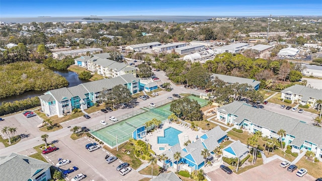 455 Alt 19 S Unit 268, Palm Harbor, FL 34683 - drone / aerial view of a pool and a large body of water
