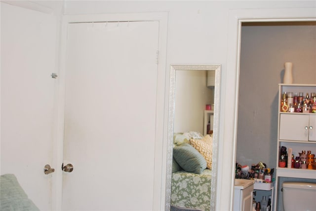 interior space featuring a closet