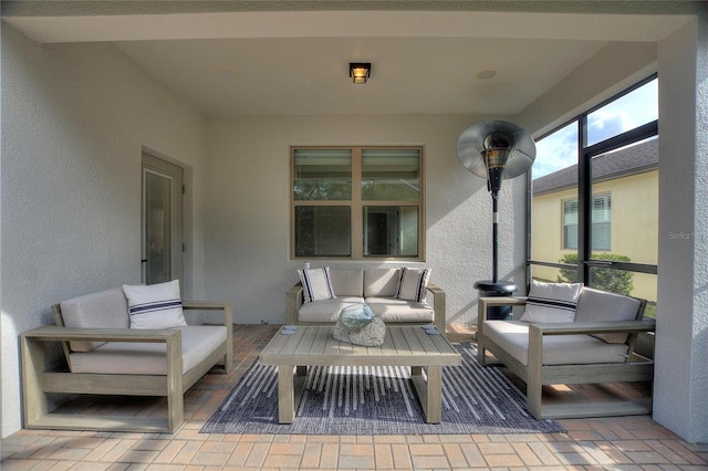 view of patio / terrace featuring outdoor lounge area