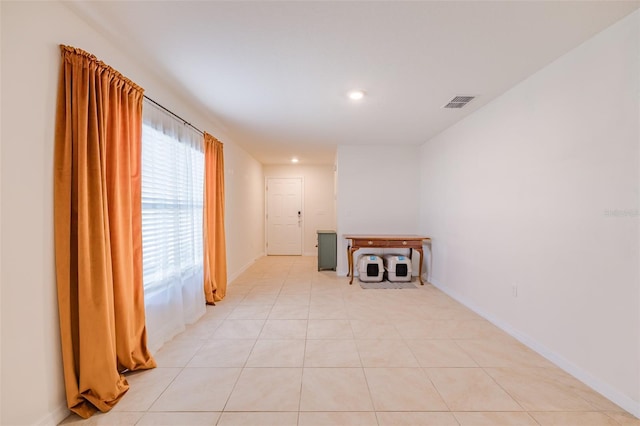 view of tiled empty room