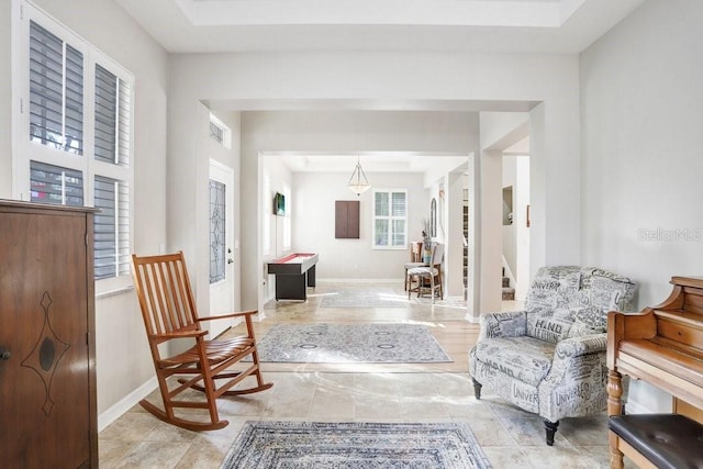 view of sitting room