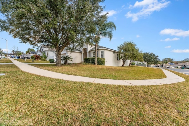 exterior space featuring a yard