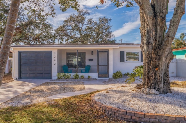 ranch-style house with a garage