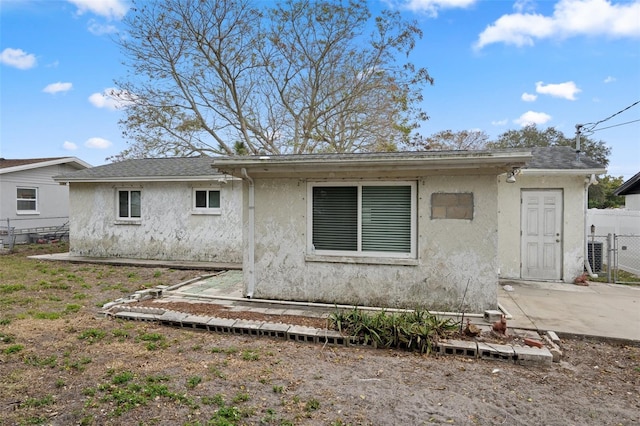 view of rear view of property