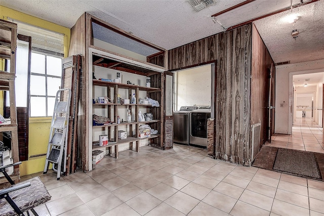 interior space featuring washer and clothes dryer