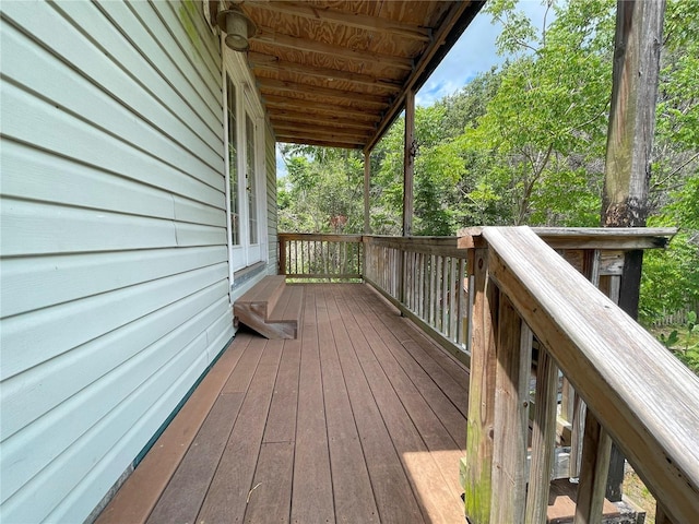 34799 Evergreen Way, Dade City, FL 33523 - view of wooden deck