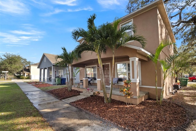 exterior space featuring a porch