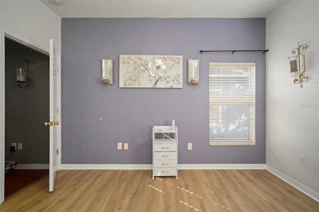 interior space featuring light hardwood / wood-style flooring