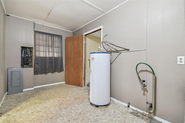 utilities featuring water heater