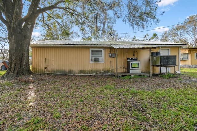 exterior space featuring cooling unit