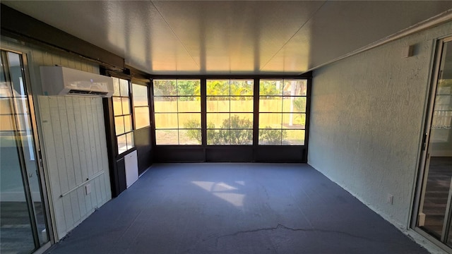 unfurnished sunroom with plenty of natural light