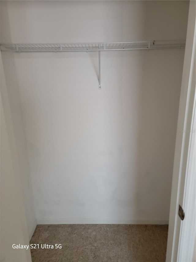 view of closet