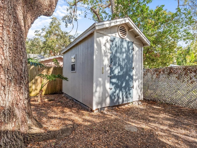 view of outbuilding