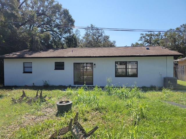 view of front of house with cooling unit