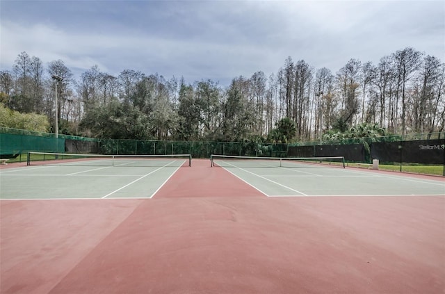 1433 Pine Glen Pl Unit G2, Tarpon Springs, FL 34688 - view of tennis court with community basketball court and fence