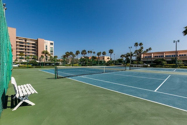 view of sport court