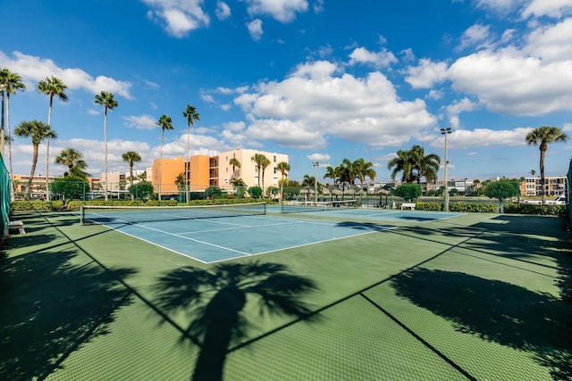 view of tennis court