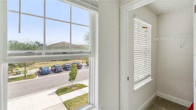 view of doorway to outside