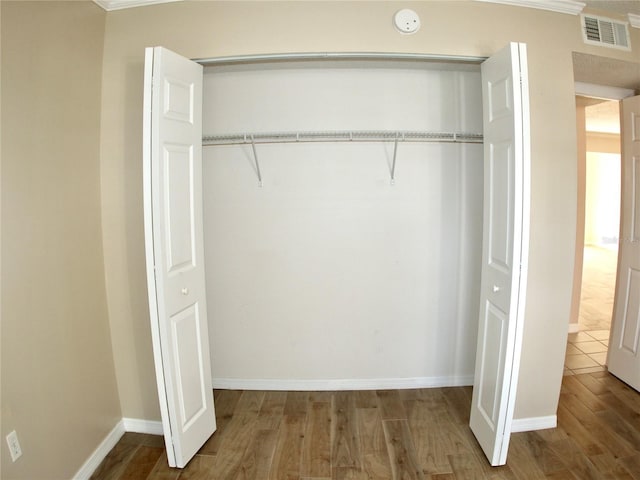 view of closet