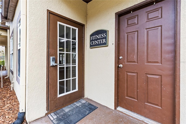 view of entrance to property