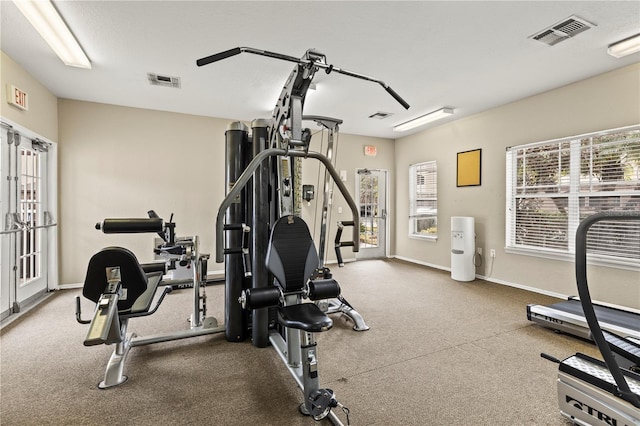 view of exercise room