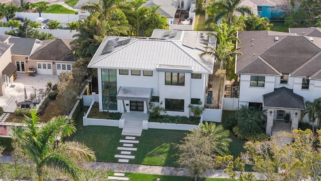 drone / aerial view featuring a residential view