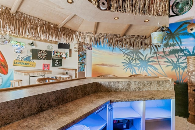 bathroom featuring tile patterned flooring