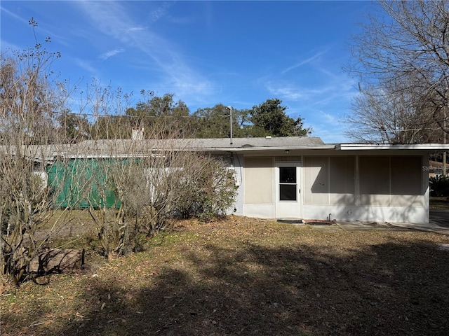 view of back of property