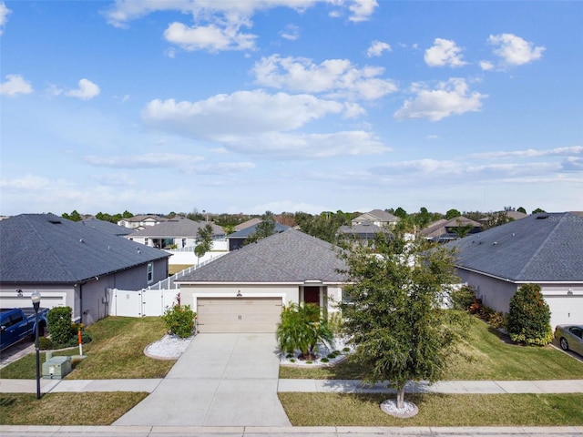 view of front of house with a front yard