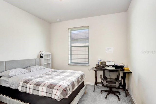 bedroom featuring carpet flooring