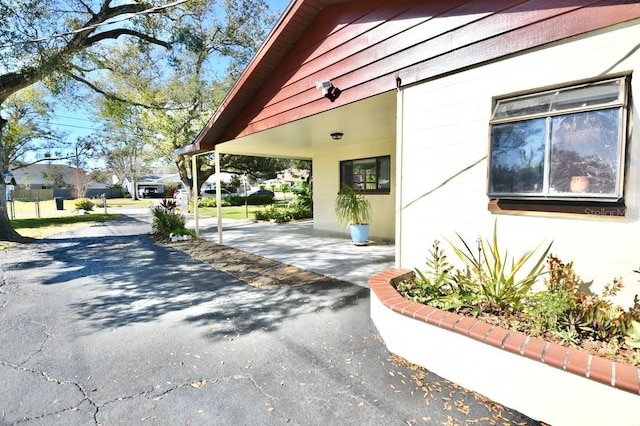 view of side of home