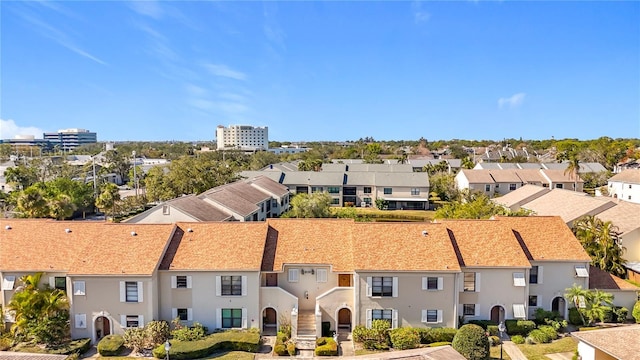 aerial perspective of suburban area