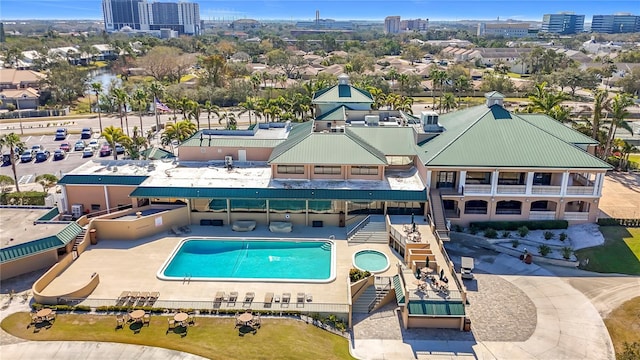 13600 Egret Blvd Unit 204K, Clearwater, FL 33762 - bird's eye view of a pool