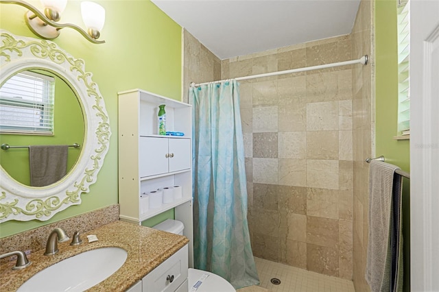 1309 Nokomis Ave S, Venice, FL 34285 - full bath with vanity and a tile shower