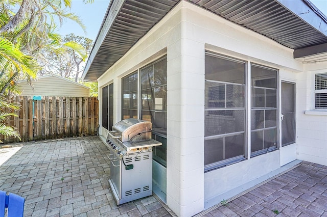 1309 Nokomis Ave S, Venice, FL 34285 - view of patio featuring area for grilling