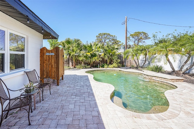 1309 Nokomis Ave S, Venice, FL 34285 - view of pool with a fenced backyard and a patio area