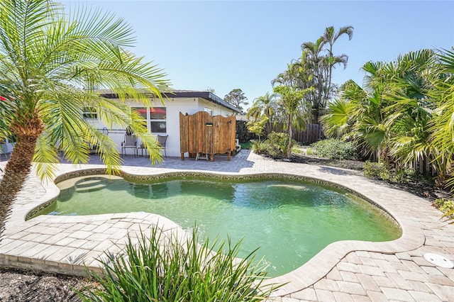 1309 Nokomis Ave S, Venice, FL 34285 - view of swimming pool with a patio