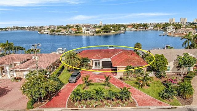 1818 Dolphin Blvd S, Saint Petersburg, FL 33707 - aerial view featuring a water view