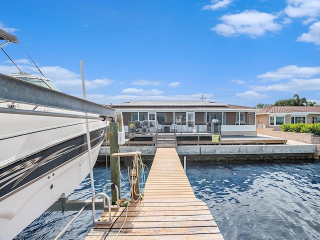 1818 Dolphin Blvd S, Saint Petersburg, FL 33707 - view of dock featuring a water view