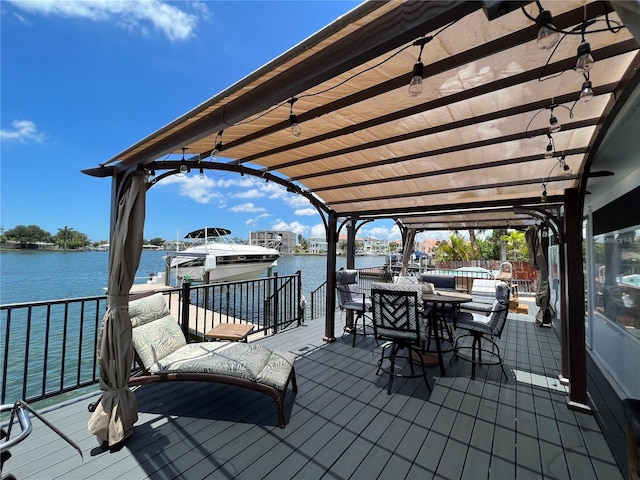 1818 Dolphin Blvd S, Saint Petersburg, FL 33707 - view of dock featuring a water view