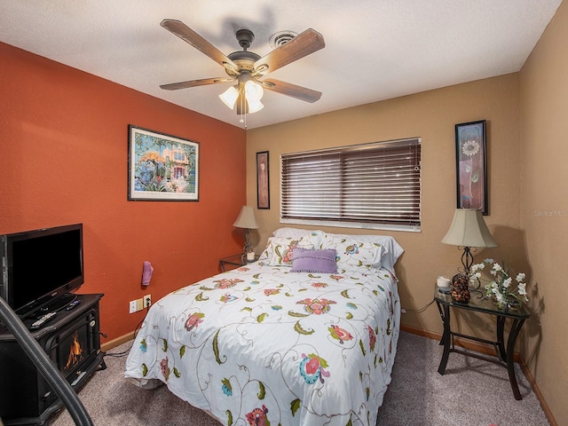 1818 Dolphin Blvd S, Saint Petersburg, FL 33707 - bedroom featuring carpet floors and ceiling fan