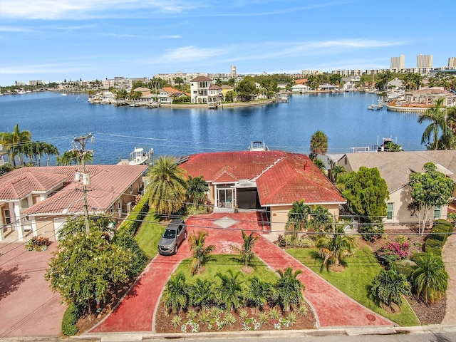 1818 Dolphin Blvd S, Saint Petersburg, FL 33707 - aerial view featuring a water view