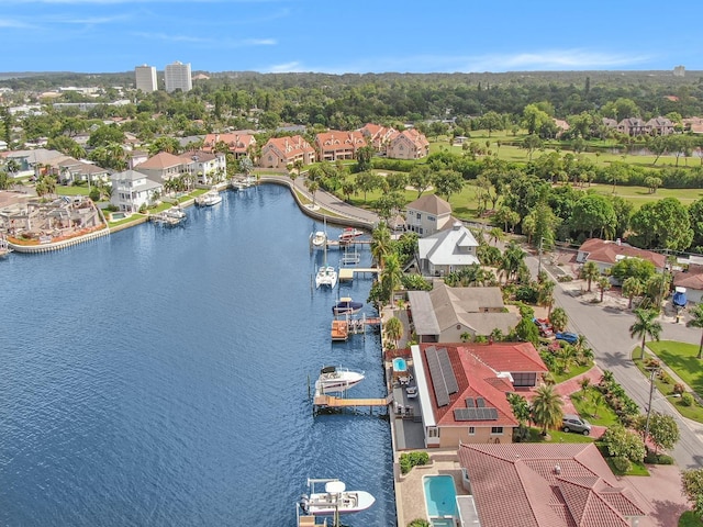 1818 Dolphin Blvd S, Saint Petersburg, FL 33707 - bird's eye view featuring a water view