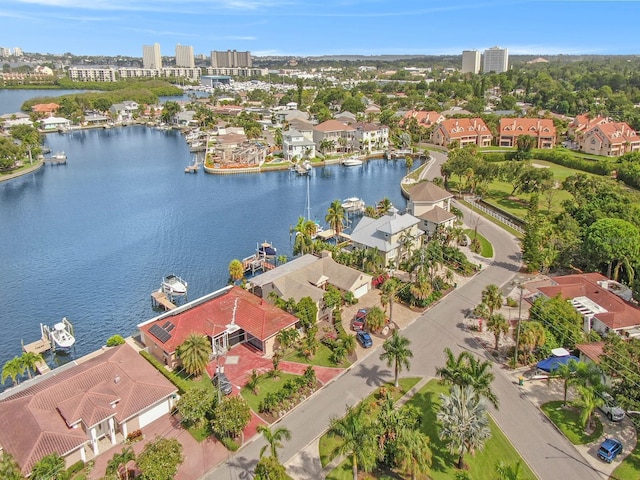 1818 Dolphin Blvd S, Saint Petersburg, FL 33707 - birds eye view of property with a water view